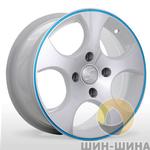 Диск BK 029 WPBluL (White Polished Blue Line) Storm